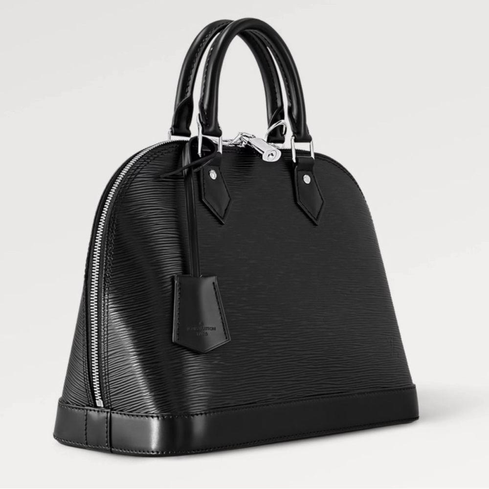 Louis Vuitton Black Epi Leather Alma